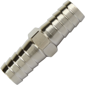 З’єднання трубчате для шланга пряме нікельоване ⌀14х14мм L=52мм