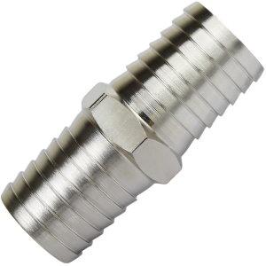 З’єднання трубчате для шланга пряме нікельоване ⌀32х32мм L=86мм