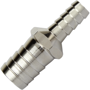 З’єднання трубчате для шланга перехідне нікельоване ⌀16х10мм L=52мм