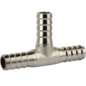 Трійник для шланга нікельований  10х10х10мм