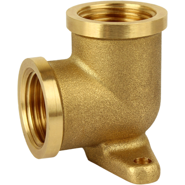 Кутник з кріпленням із внутрішньою різьбою Ду 15