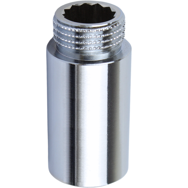 Подовжувач хромований Ду 15 L=90мм